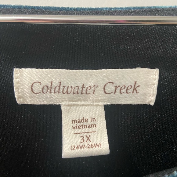 Forest green velvet maxi dress coldwater creek women's plus 3x 24-26 EUC - Picture 4 of 9